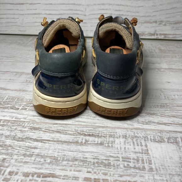 Sperry top sider two eye boat shoes Women’s Size 5 M Blue 955-0906 B-14. - Picture 2 of 8